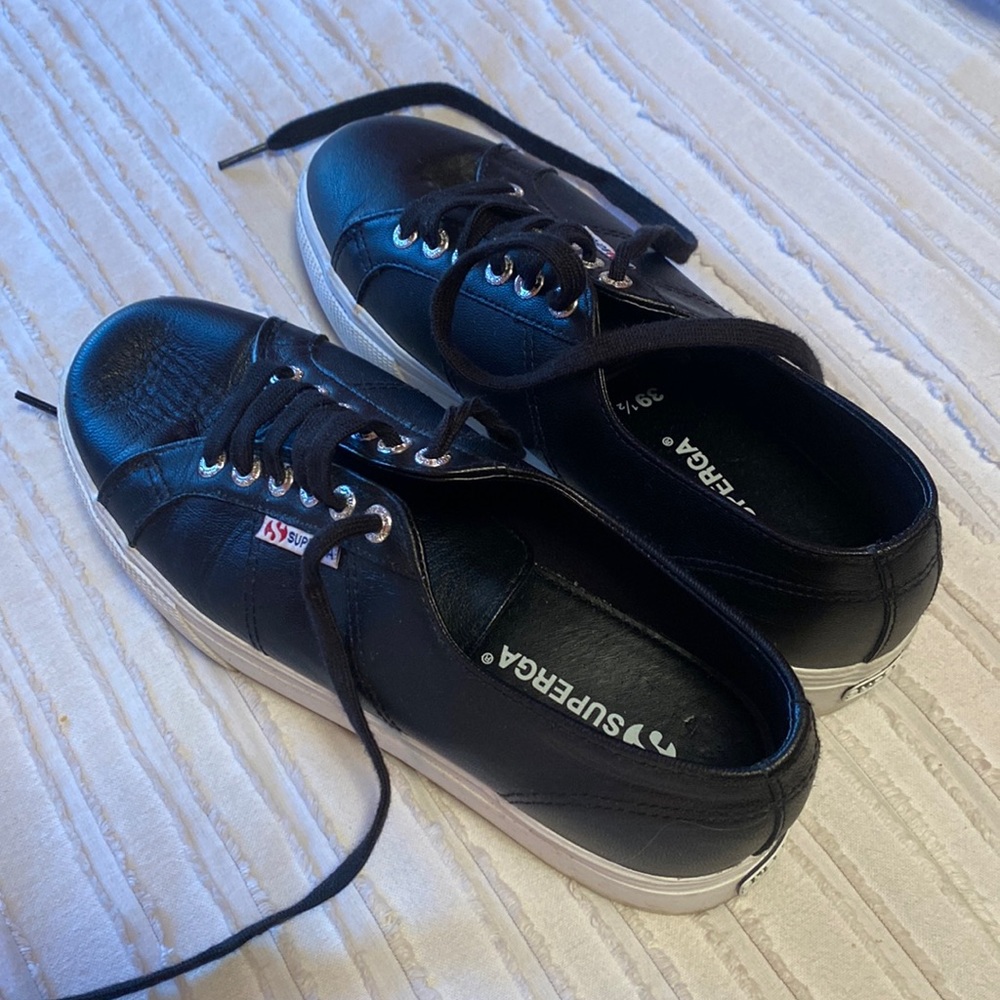 SUPERGA PLATFORM SNEAKERS